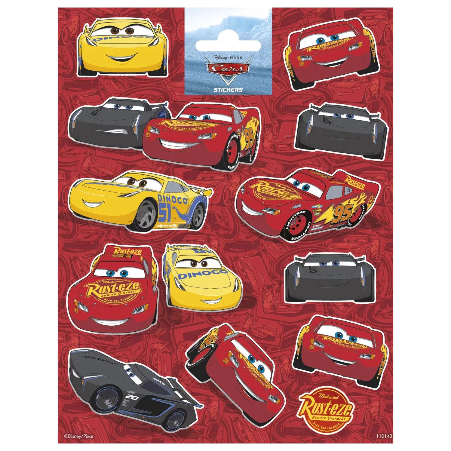 Disney Cars Red sticker poza produsului