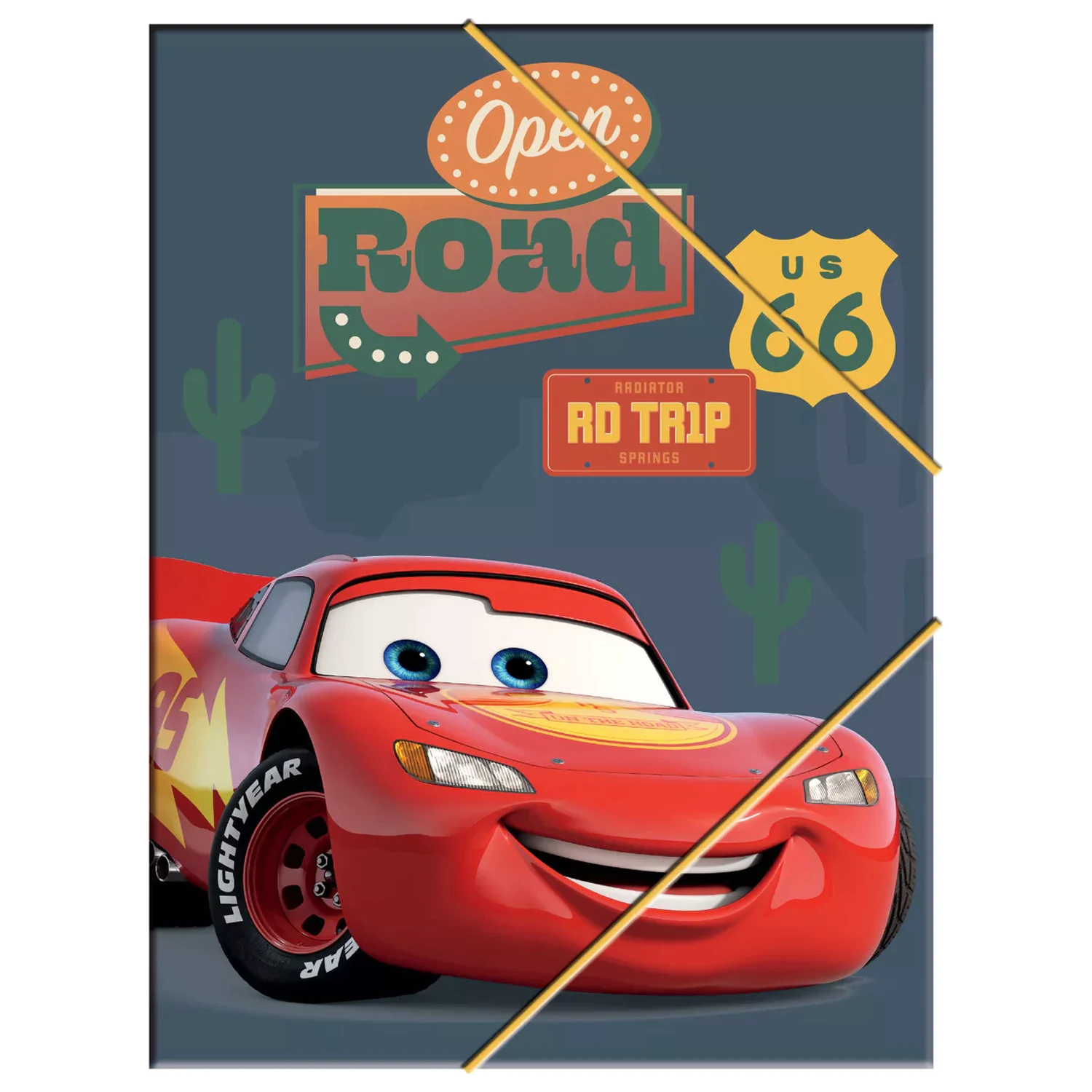 Disney Cars Dosar elastic A/4 Road poza produsului