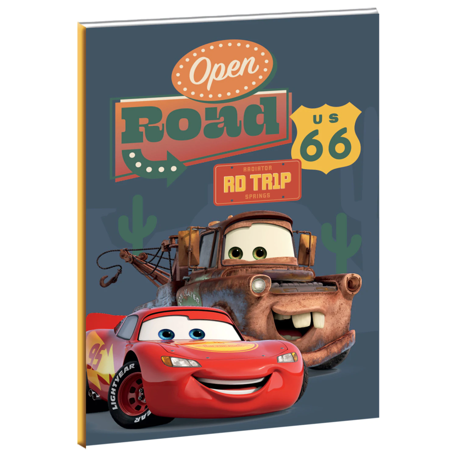 Disney Cars Road B/5 Caiet cu liniatura 40 Foaie poza produsului
