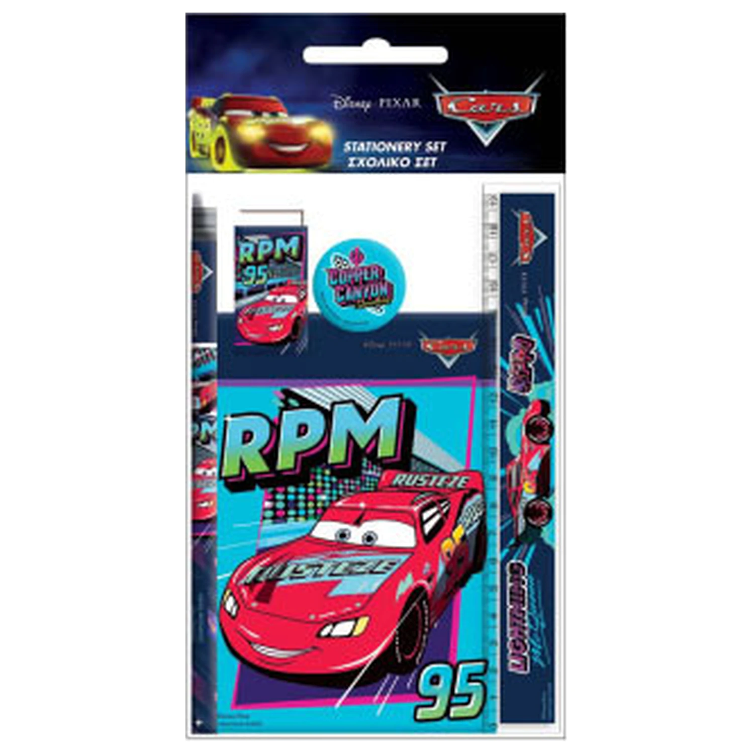 Disney Cars RPM Set Papetarie 5 piese poza produsului