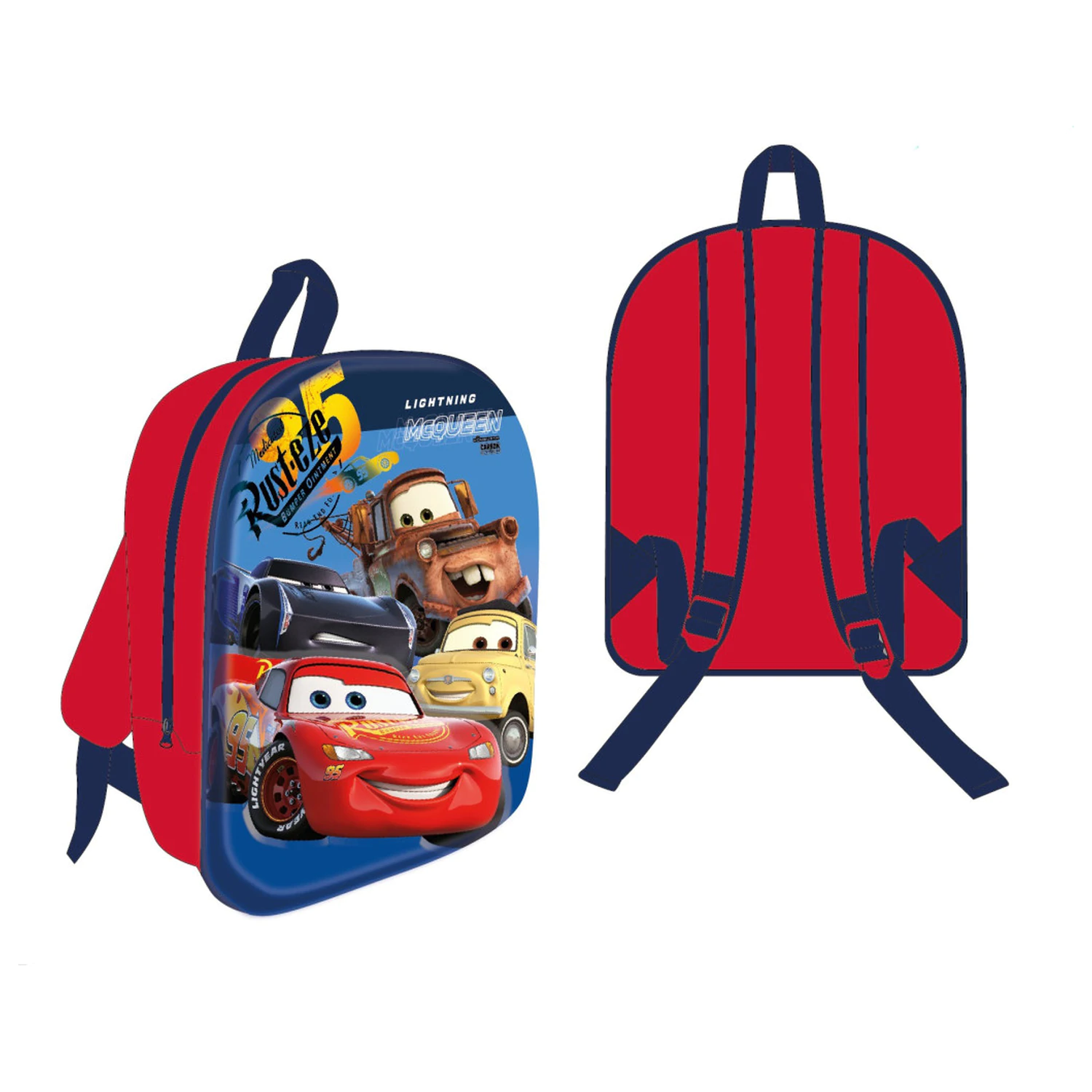 Rucsac 3D Disney Cars Rust-eze, geanta 30 cm poza produsului