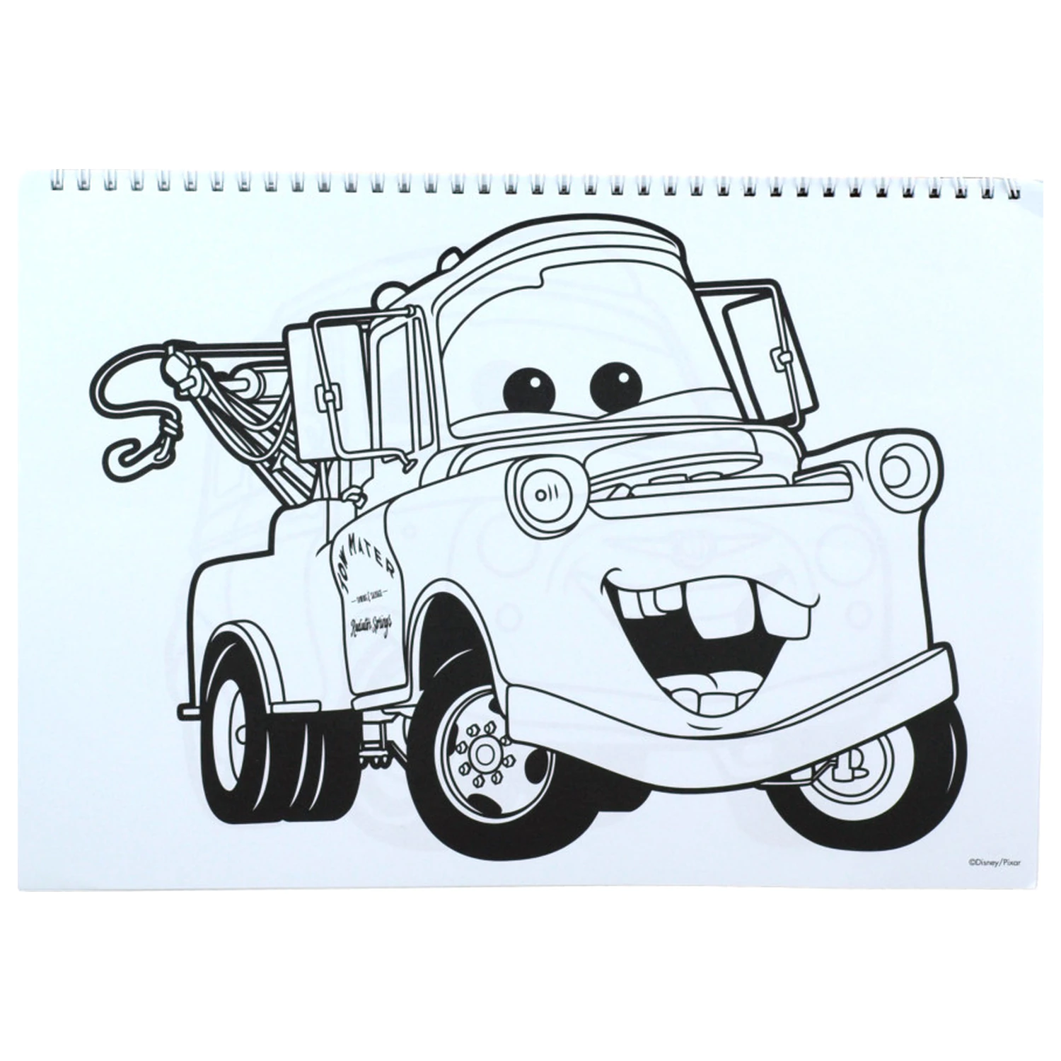 Disney Cars Vroom Caiet de schițe spiralat A/4, 40 de foi, cu autocolante poza produsului