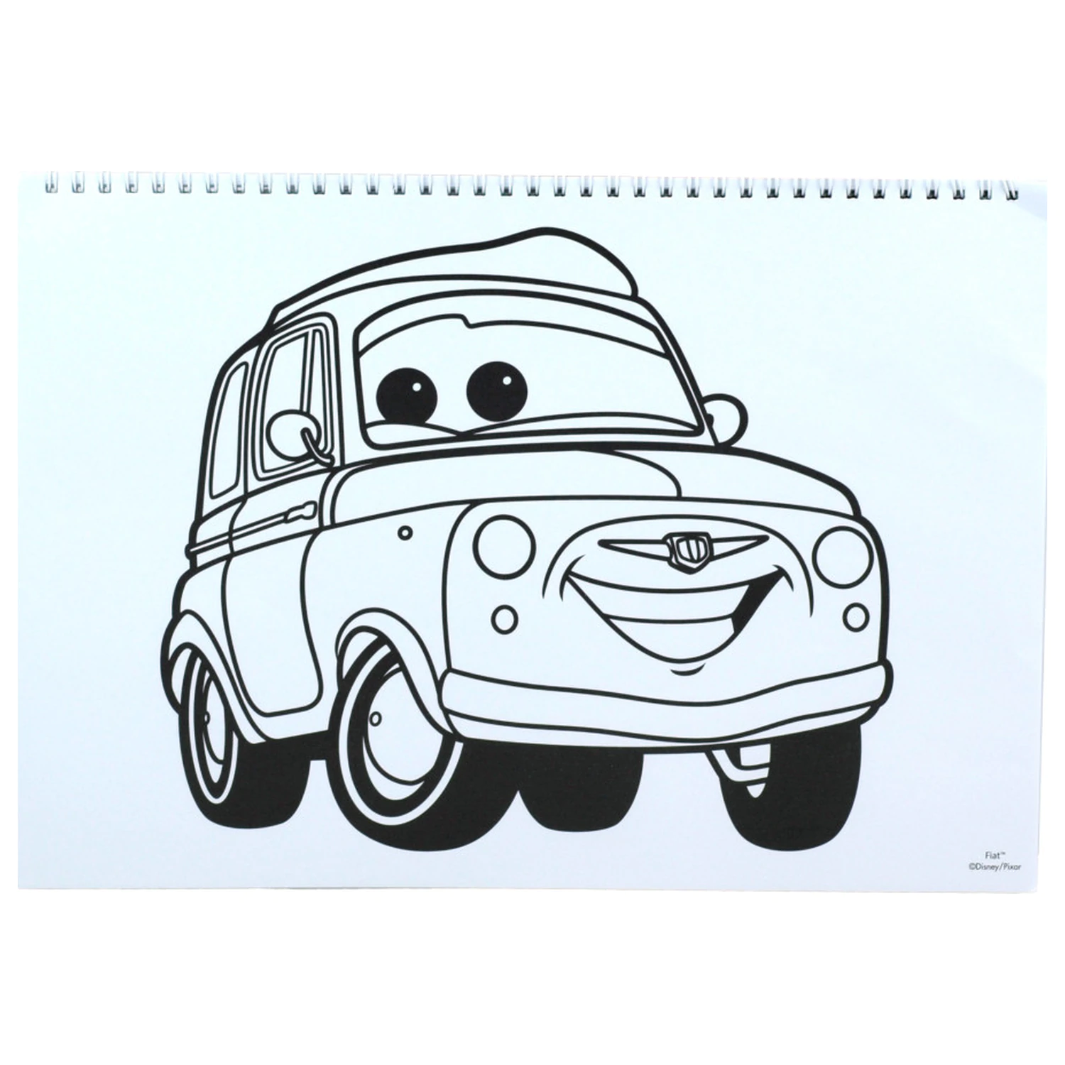 Disney Cars Vroom Caiet de schițe spiralat A/4, 40 de foi, cu autocolante poza produsului