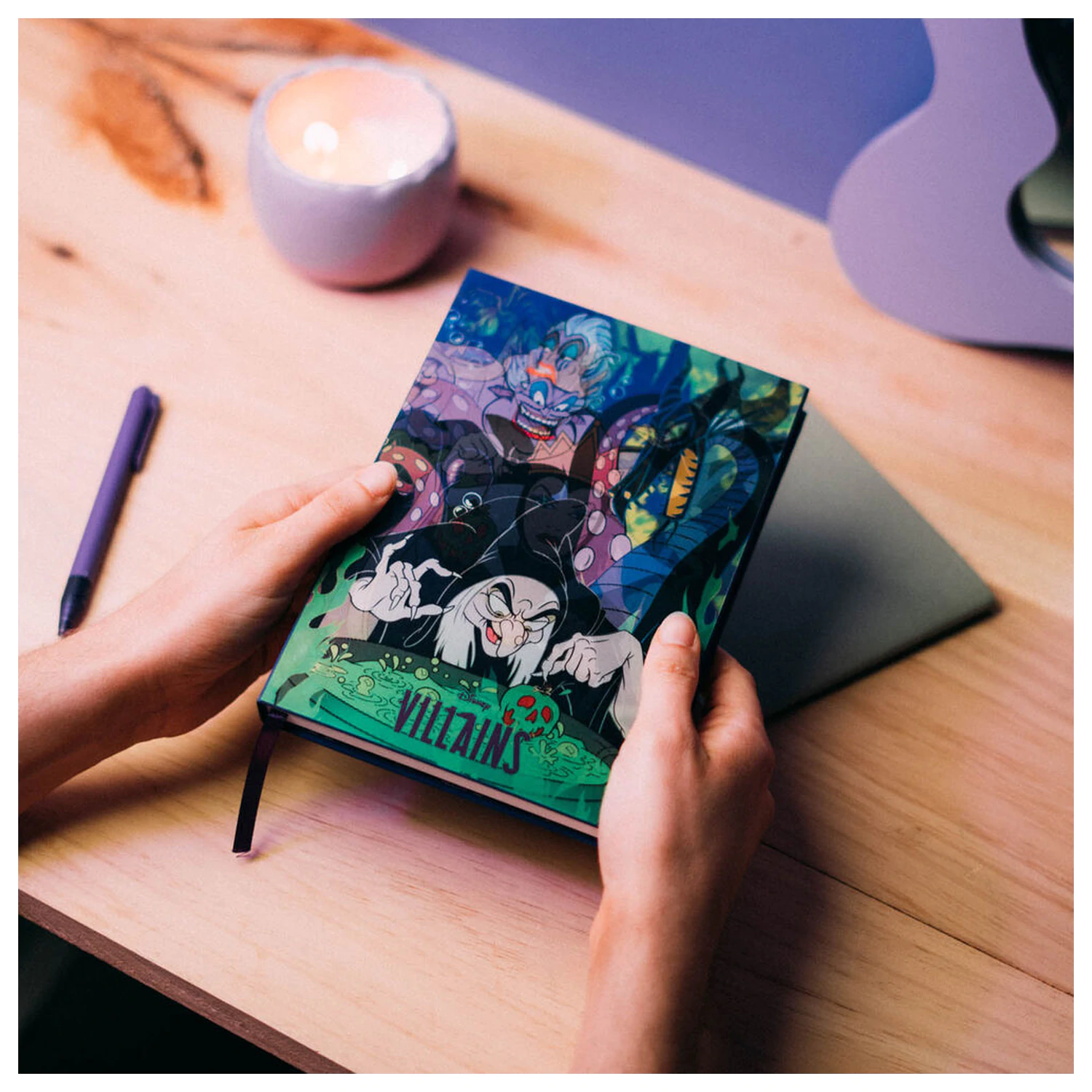 Disney Villains Caiet lenticular A5 poza produsului