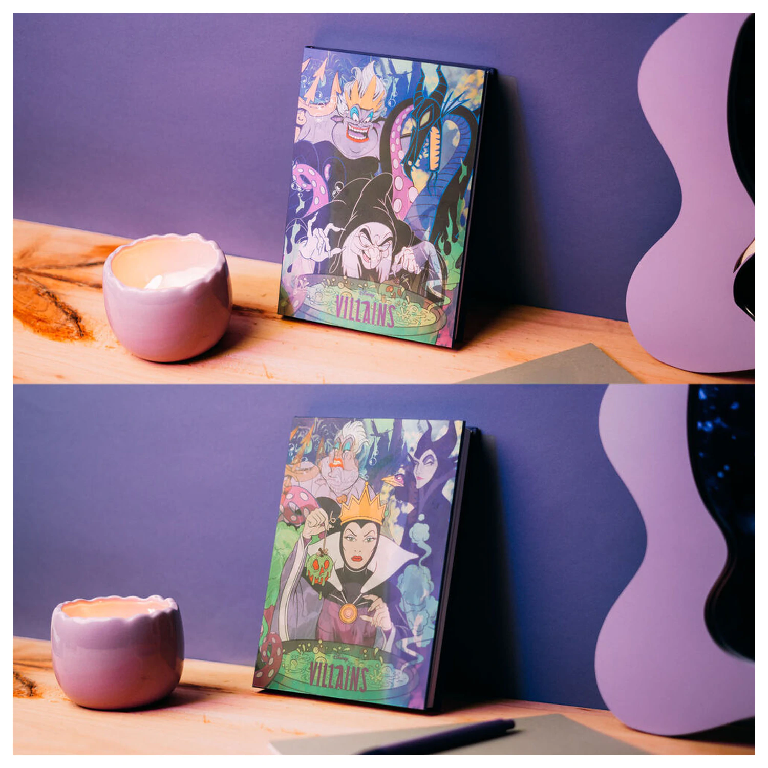 Disney Villains Caiet lenticular A5 poza produsului