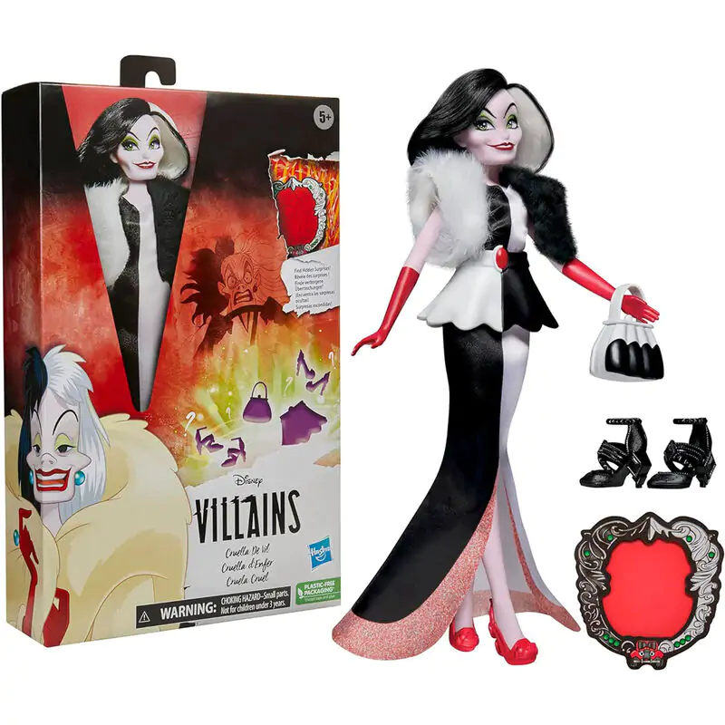 Disney Villains Cruella de Vil păpușă 28cm poza produsului