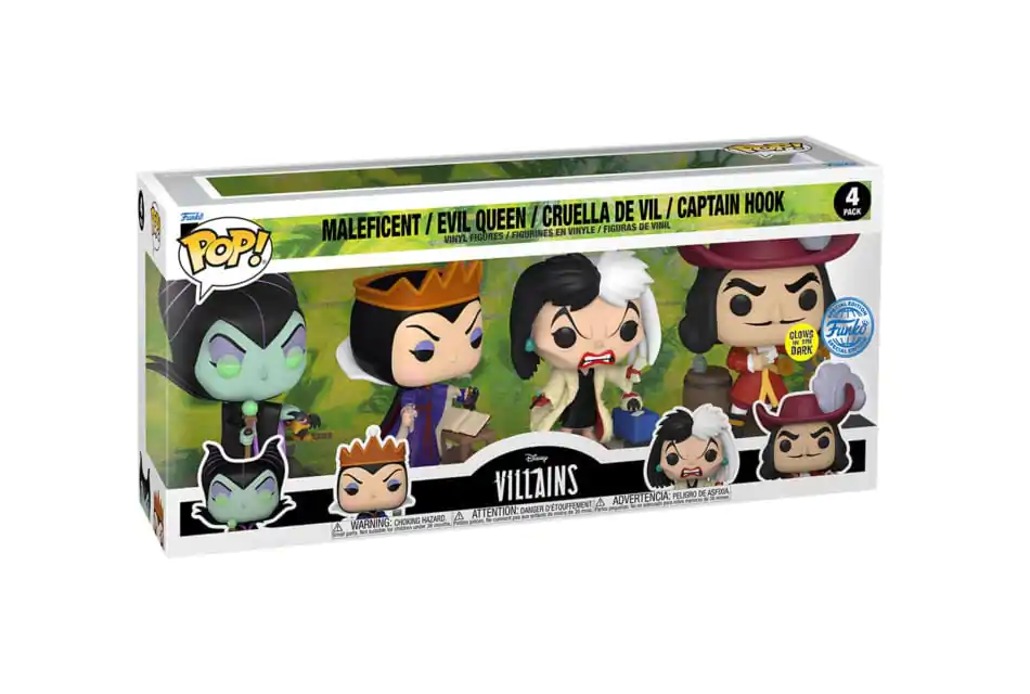 Disney Villains Funko POP! Movies Figurina de vinil 4-Pack Villains (GW)(EMEA) 9 cm poza produsului