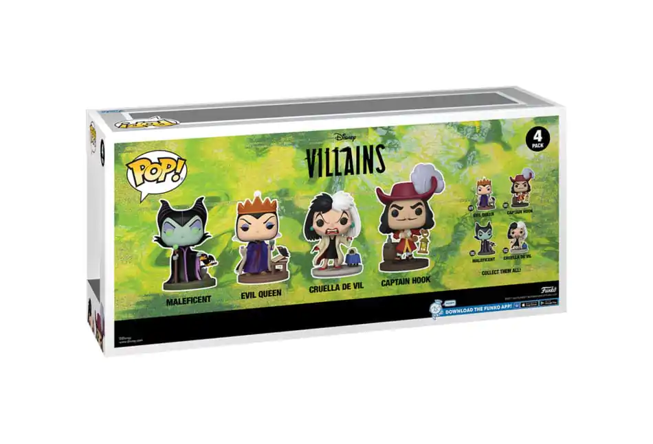 Disney Villains Funko POP! Movies Figurina de vinil 4-Pack Villains (GW)(EMEA) 9 cm poza produsului