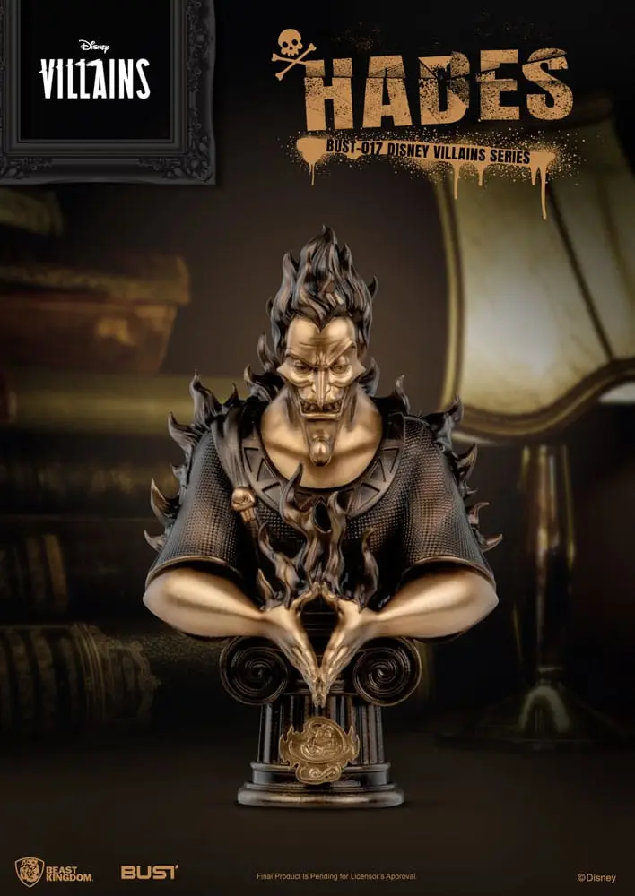Disney Villains Series PVC Bust Hades 16 cm poza produsului