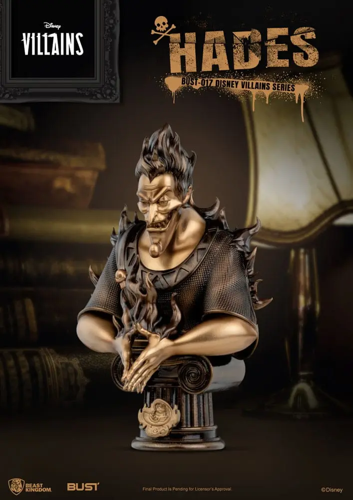 Disney Villains Series PVC Bust Hades 16 cm poza produsului