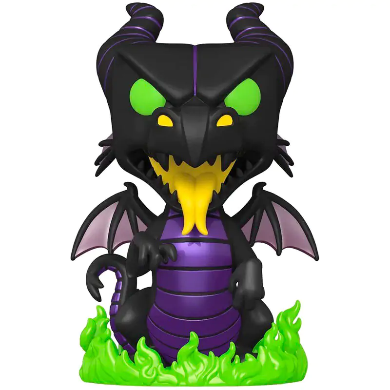 Figurină de Vinil POP! Jumbo Super Dimensională Disney Villains Maleficent ca Dragon 25 cm poza produsului