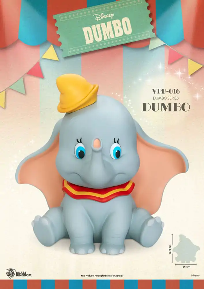 Disney Piggy Vinyl Bancă Funcțională Dumbo 34 cm poza produsului