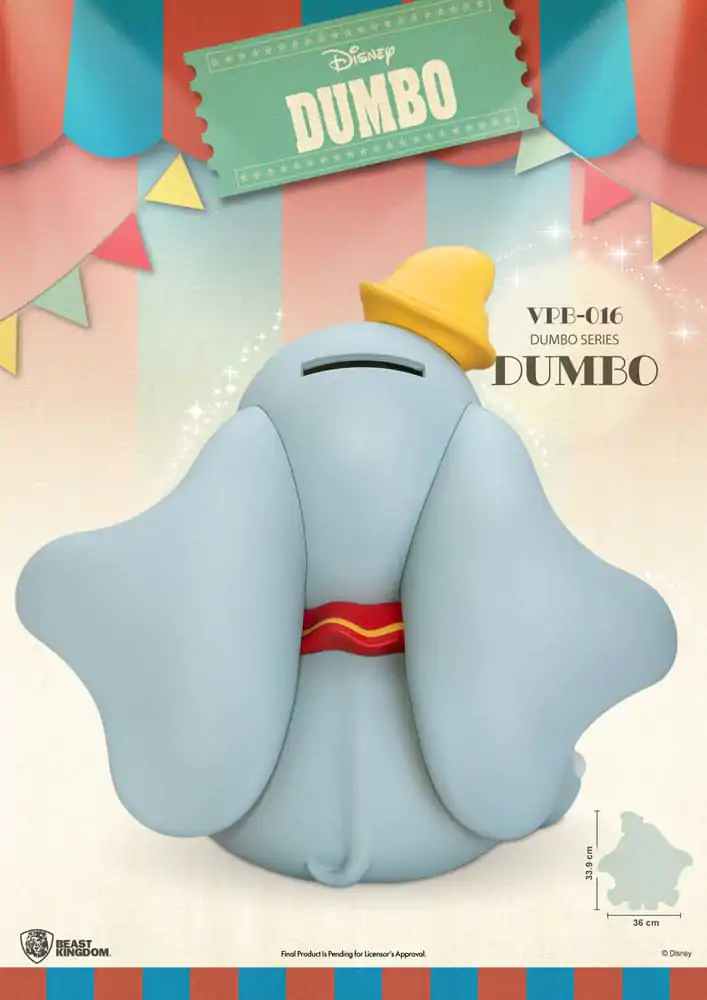 Disney Piggy Vinyl Bancă Funcțională Dumbo 34 cm poza produsului