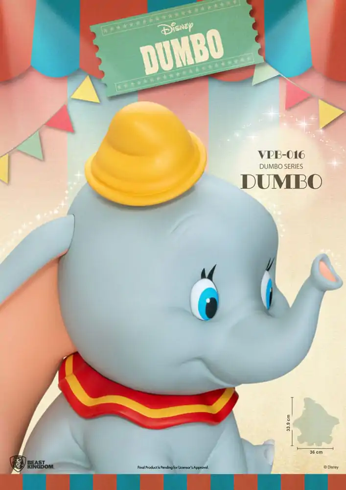 Disney Piggy Vinyl Bancă Funcțională Dumbo 34 cm poza produsului