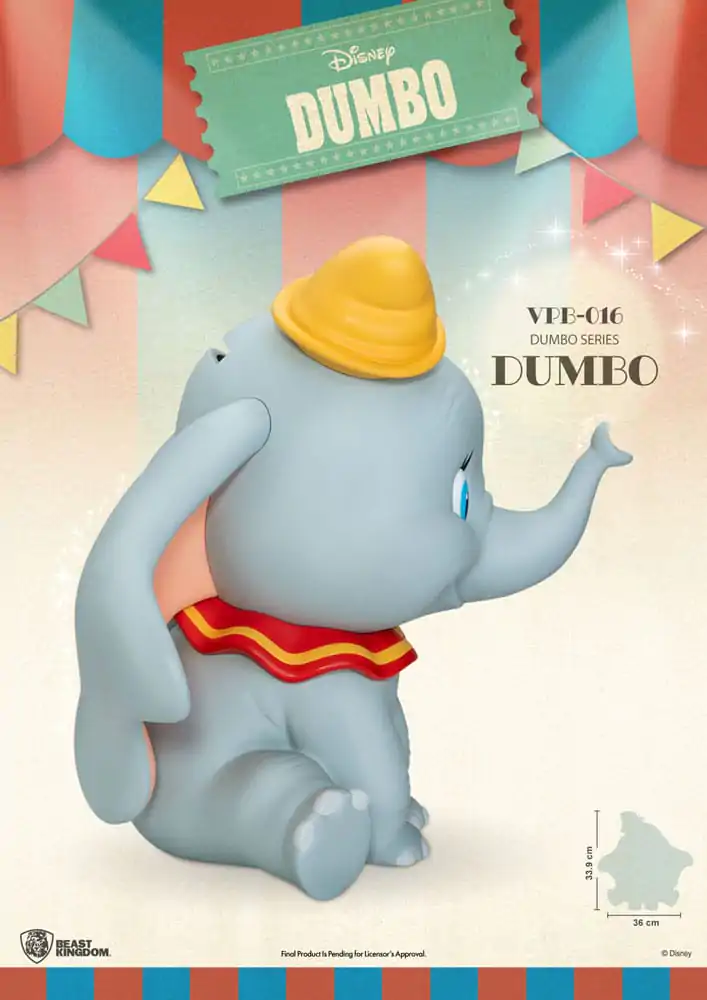 Disney Piggy Vinyl Bancă Funcțională Dumbo 34 cm poza produsului