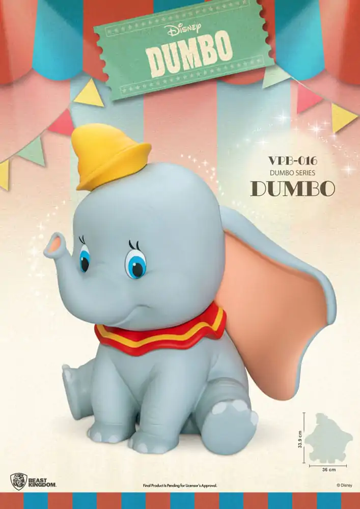 Disney Piggy Vinyl Bancă Funcțională Dumbo 34 cm poza produsului