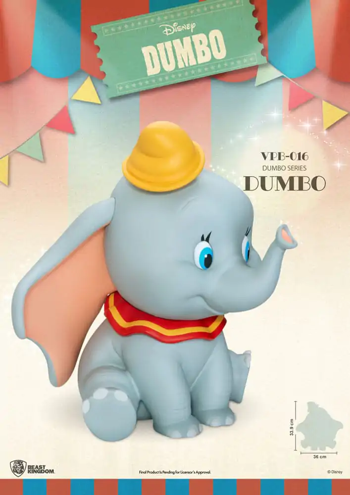 Disney Piggy Vinyl Bancă Funcțională Dumbo 34 cm poza produsului