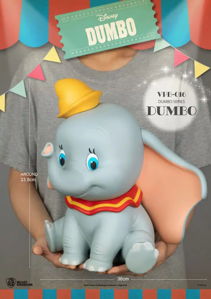 Disney Piggy Vinyl Bancă Funcțională Dumbo 34 cm poza produsului