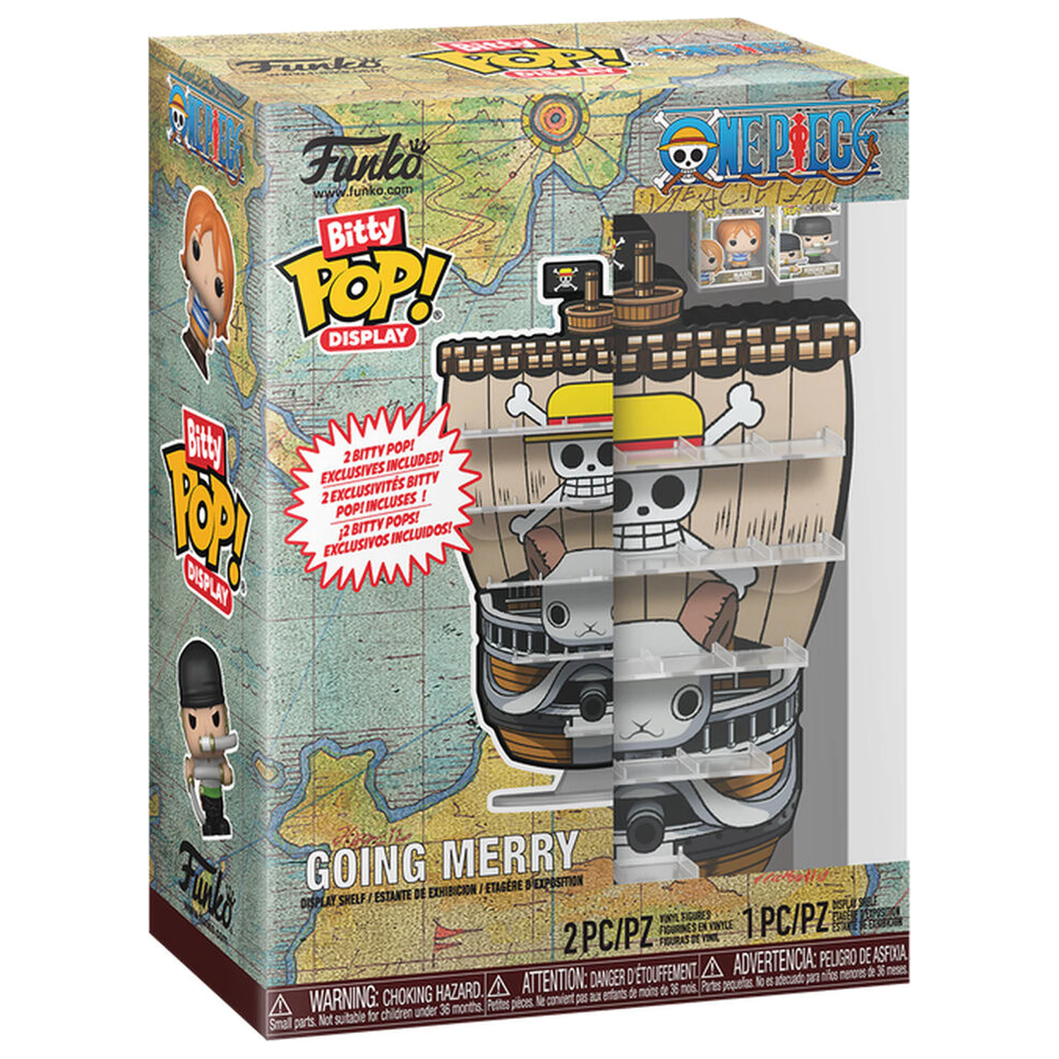 Display Bitty Funko POP Display One Piece Going Merry poza produsului
