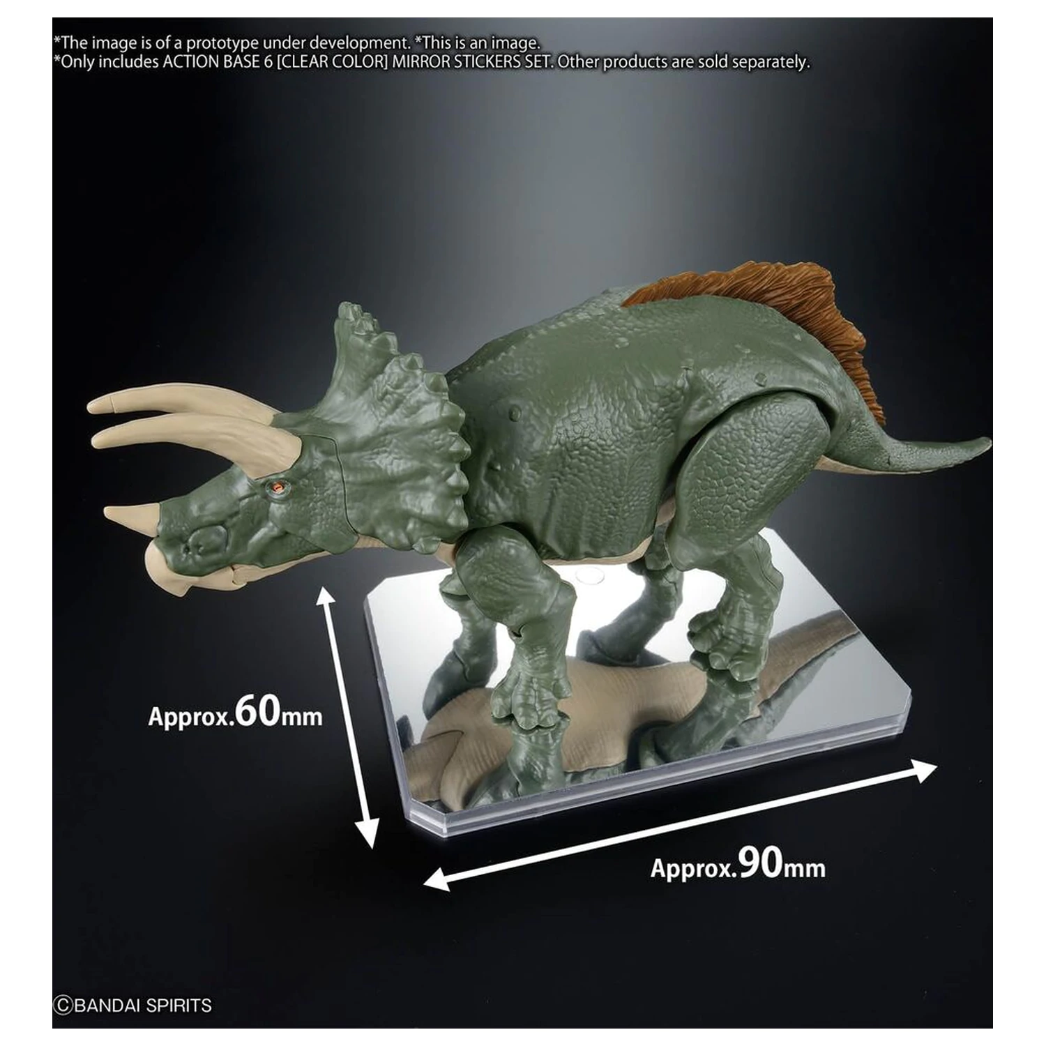 Stand de afisare Action Base 6 Clear cu autocolante tip oglinda poza produsului