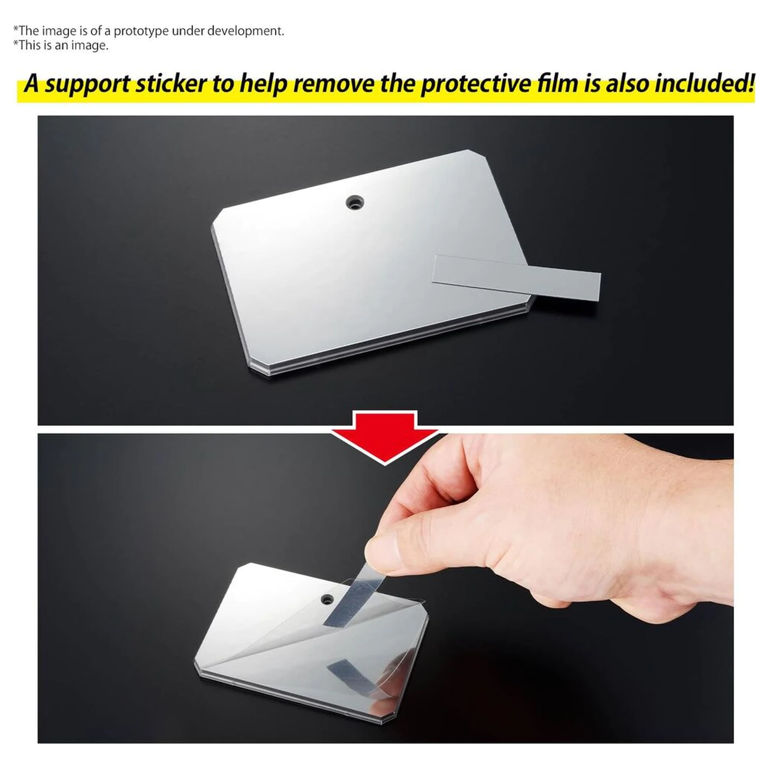 Stand de afisare Action Base 6 Clear cu autocolante tip oglinda poza produsului