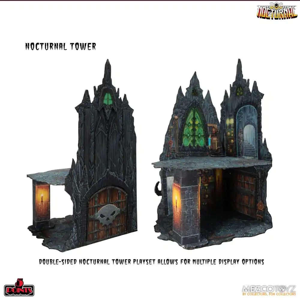 Figurine de acțiune Doc Nocturnal 5 Points Nocturnal Tower Playset 9 cm poza produsului