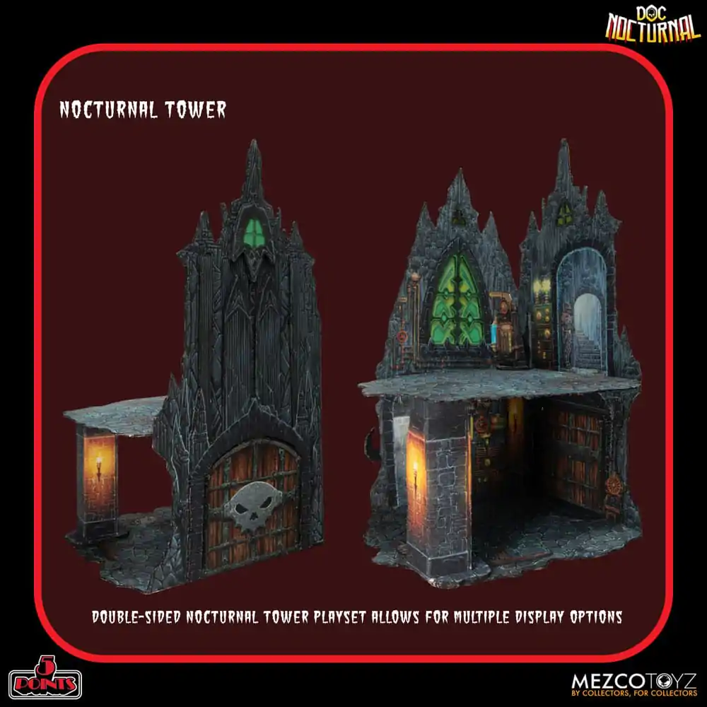 Figurine de acțiune Doc Nocturnal 5 Points Nocturnal Tower Playset 9 cm poza produsului