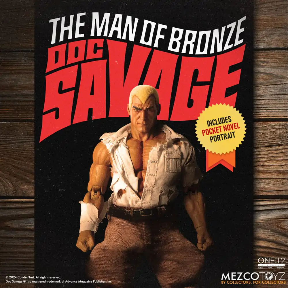 Figurină de Acțiune Doc Savage 1/12 Doc Savage Ediție Deluxe 18 cm poza produsului