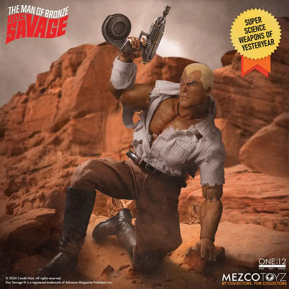 Figurină de Acțiune Doc Savage 1/12 Doc Savage Ediție Deluxe 18 cm poza produsului