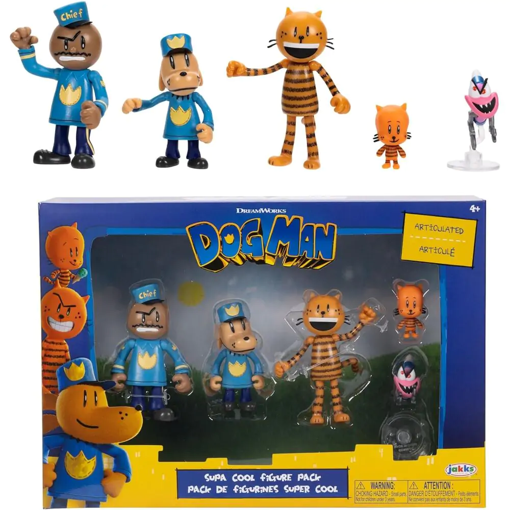 Dogman set 5 figurine 6cm poza produsului