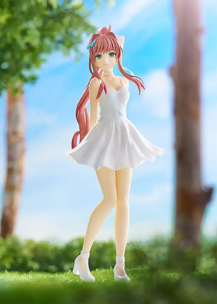 Doki Doki Literature Club! Statuetă PVC Pop Up Parade Monika: White Dress Ver. 18 cm poza produsului