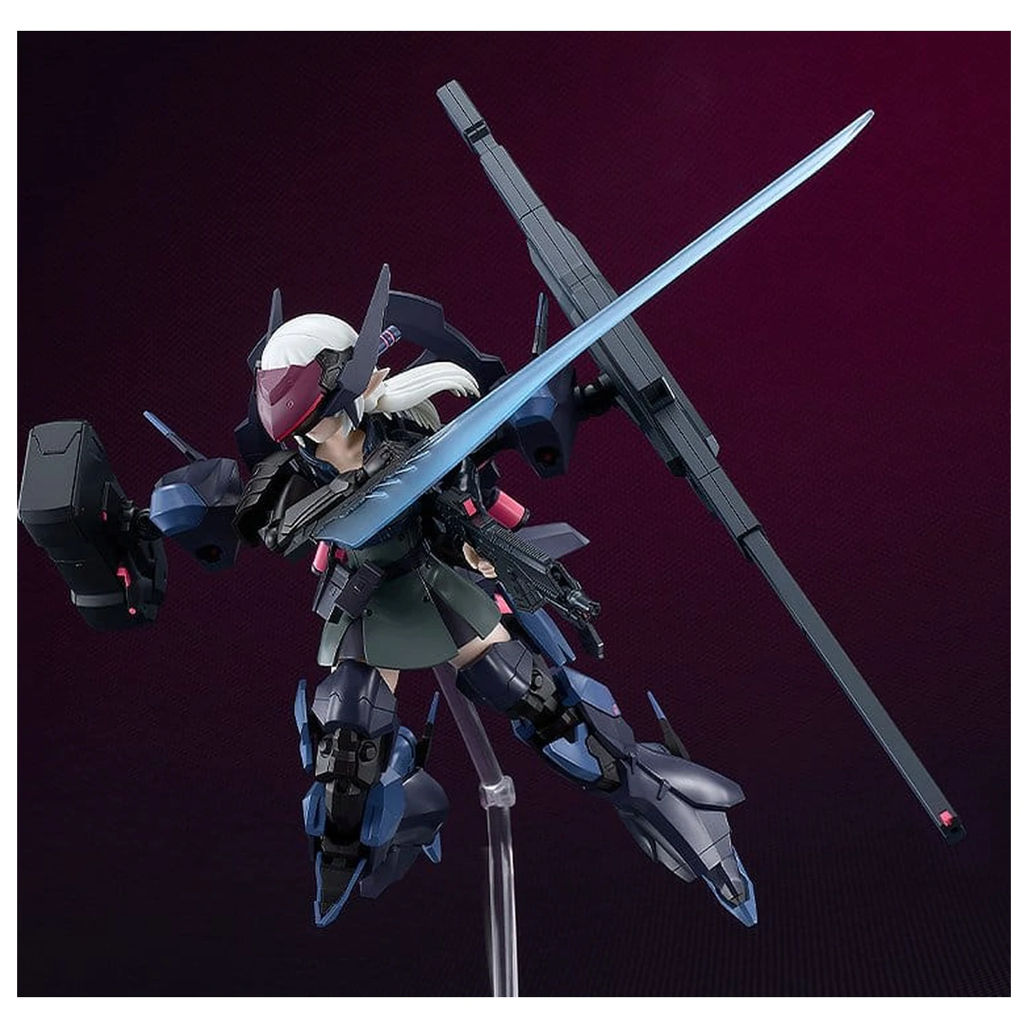 Dolls Nest Plamatea Model Kit de plastic Soldat Armored of Unknown Affiliation 17 cm poza produsului