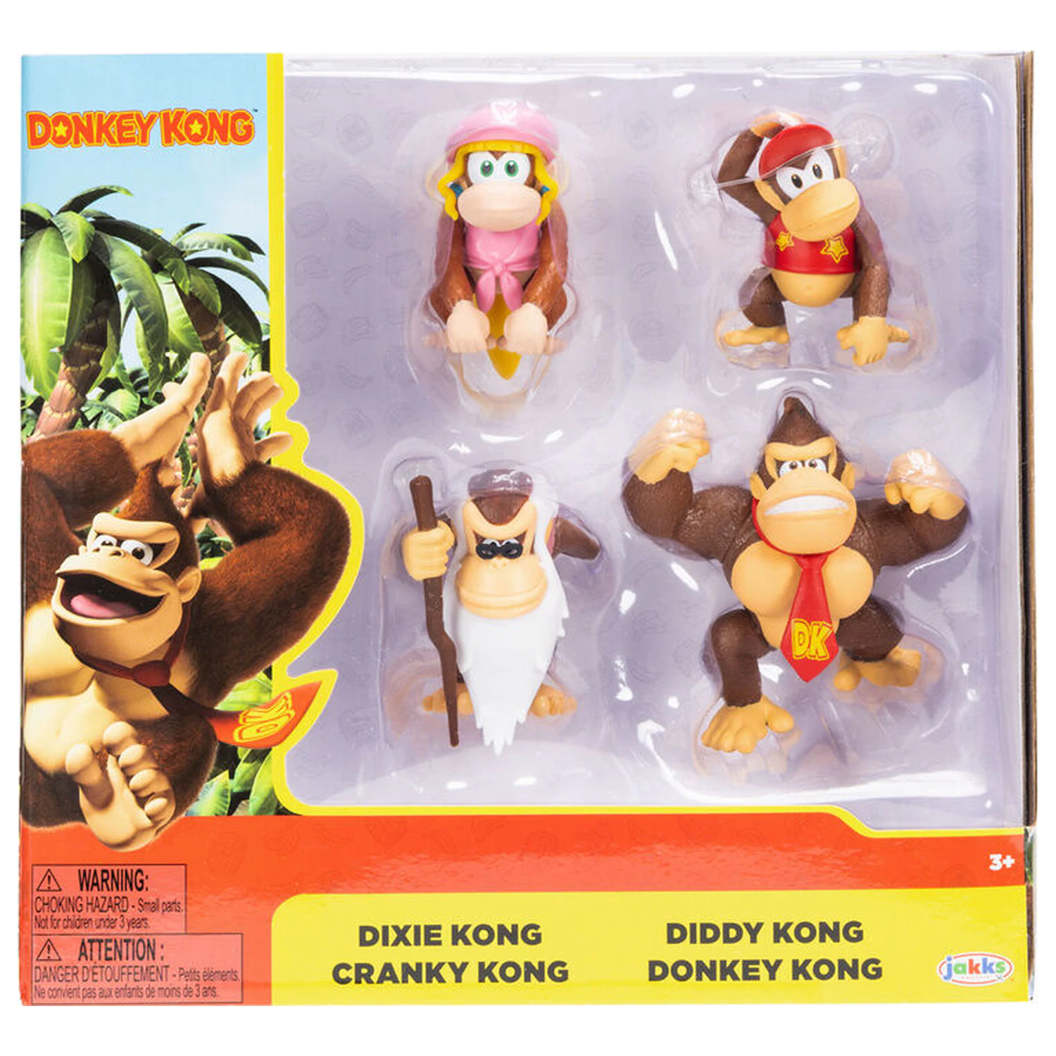 Donkey Kong pachet 4 figurine 6cm poza produsului