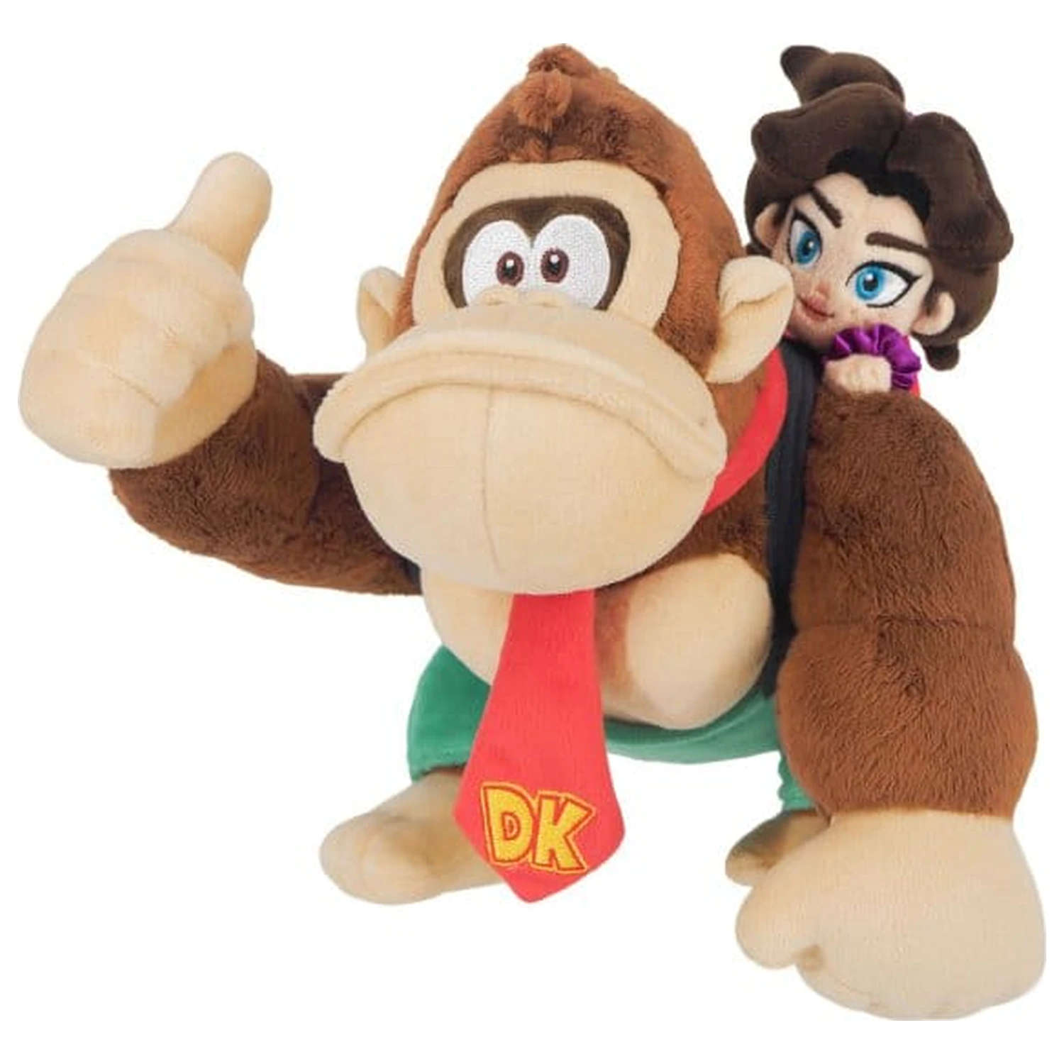 Figurina plus Donkey Kong Bananza Donkey Kong & Pauline 23 cm poza produsului