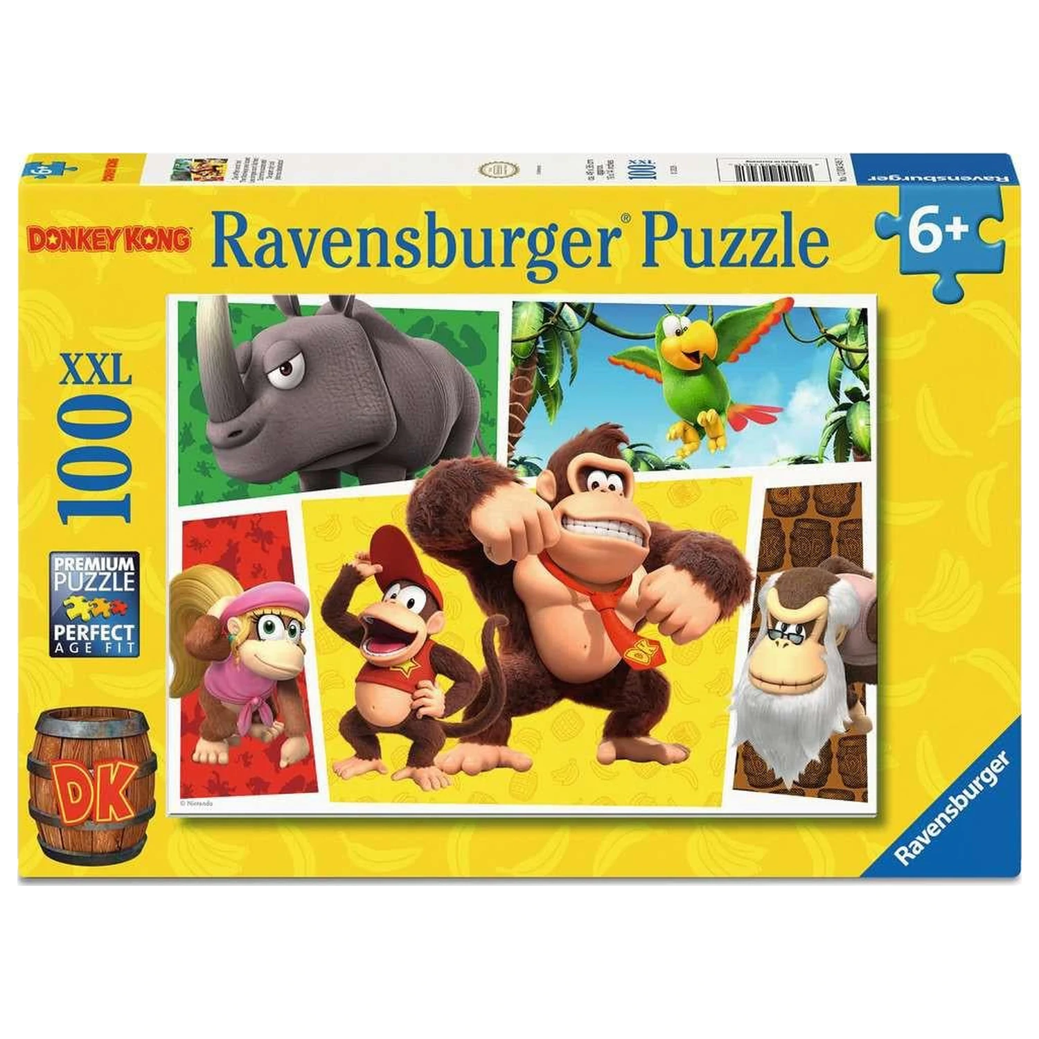 Donkey Kong The Monkeys Are on the Loose! Puzzle 100 piese XXL poza produsului