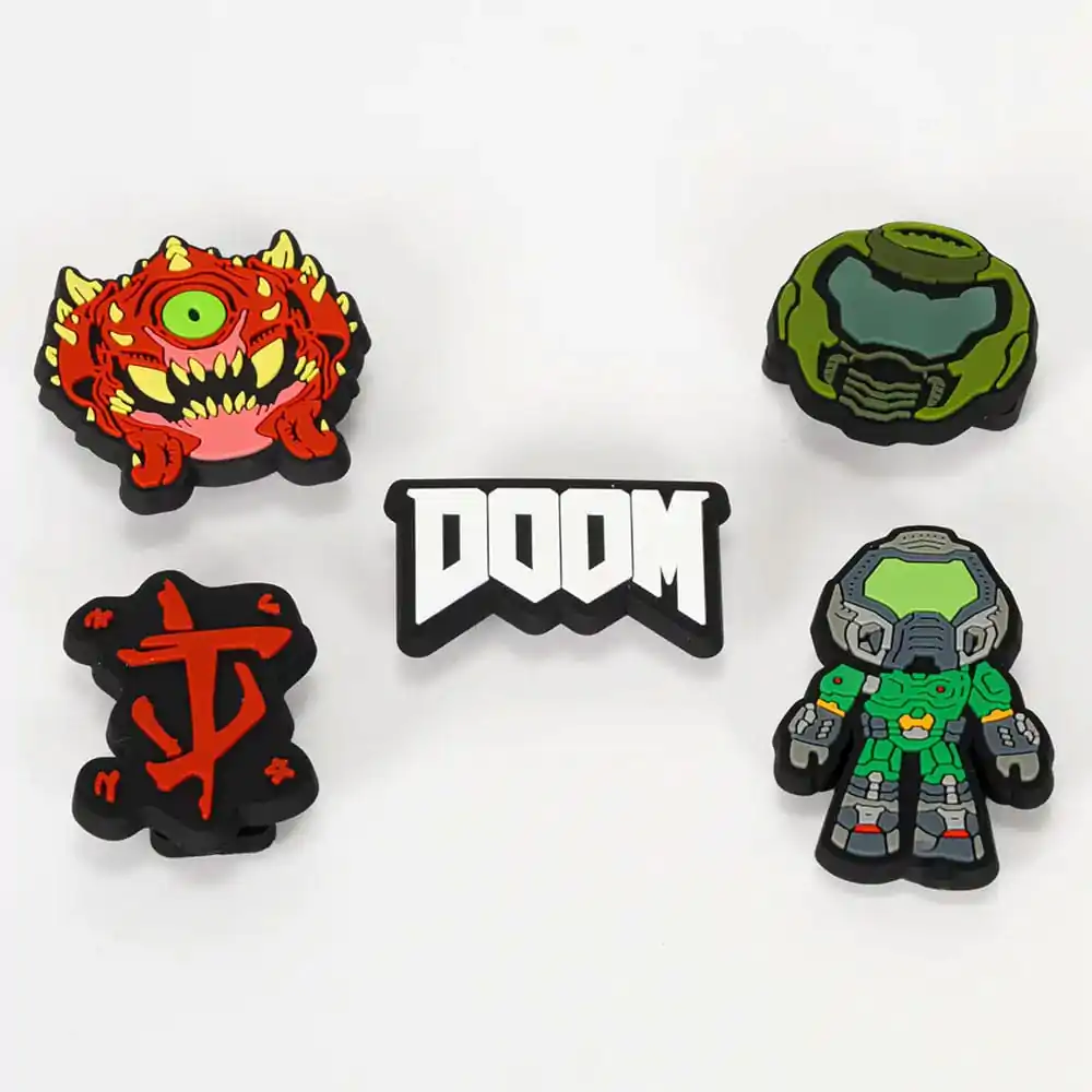 Set 5 Doom Clog Charms Run and Fun poza produsului