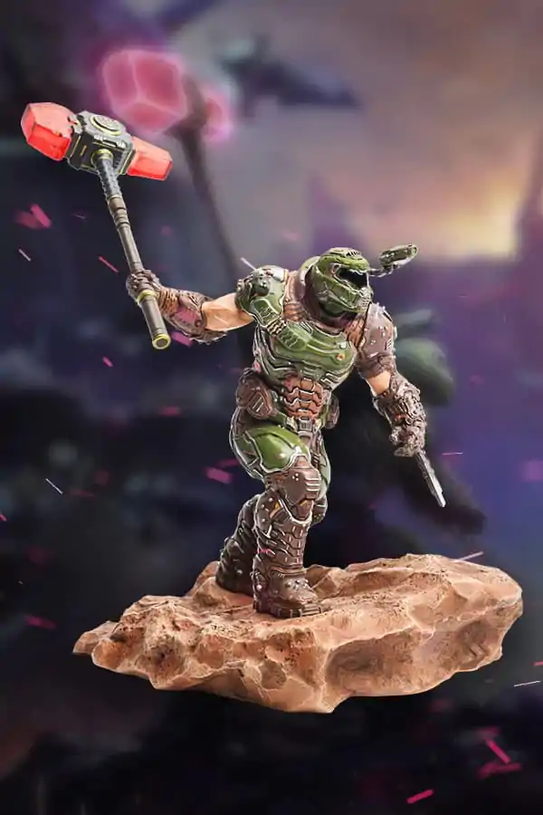 Statuie Doom Eternal Doom Slayer 15 cm poza produsului