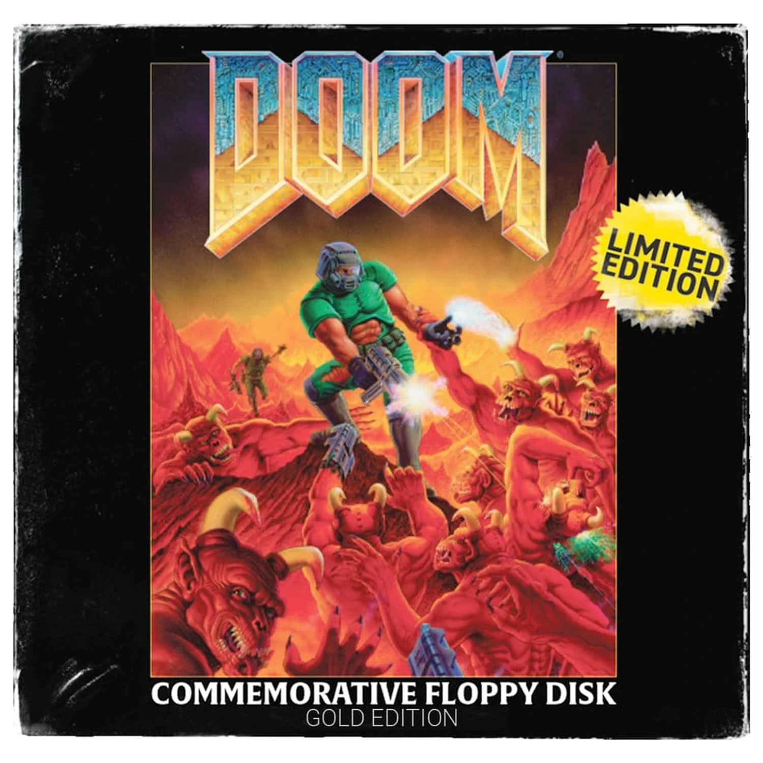 Doom Replik Floppy Disk Gold Plated Ediție Limitată poza produsului