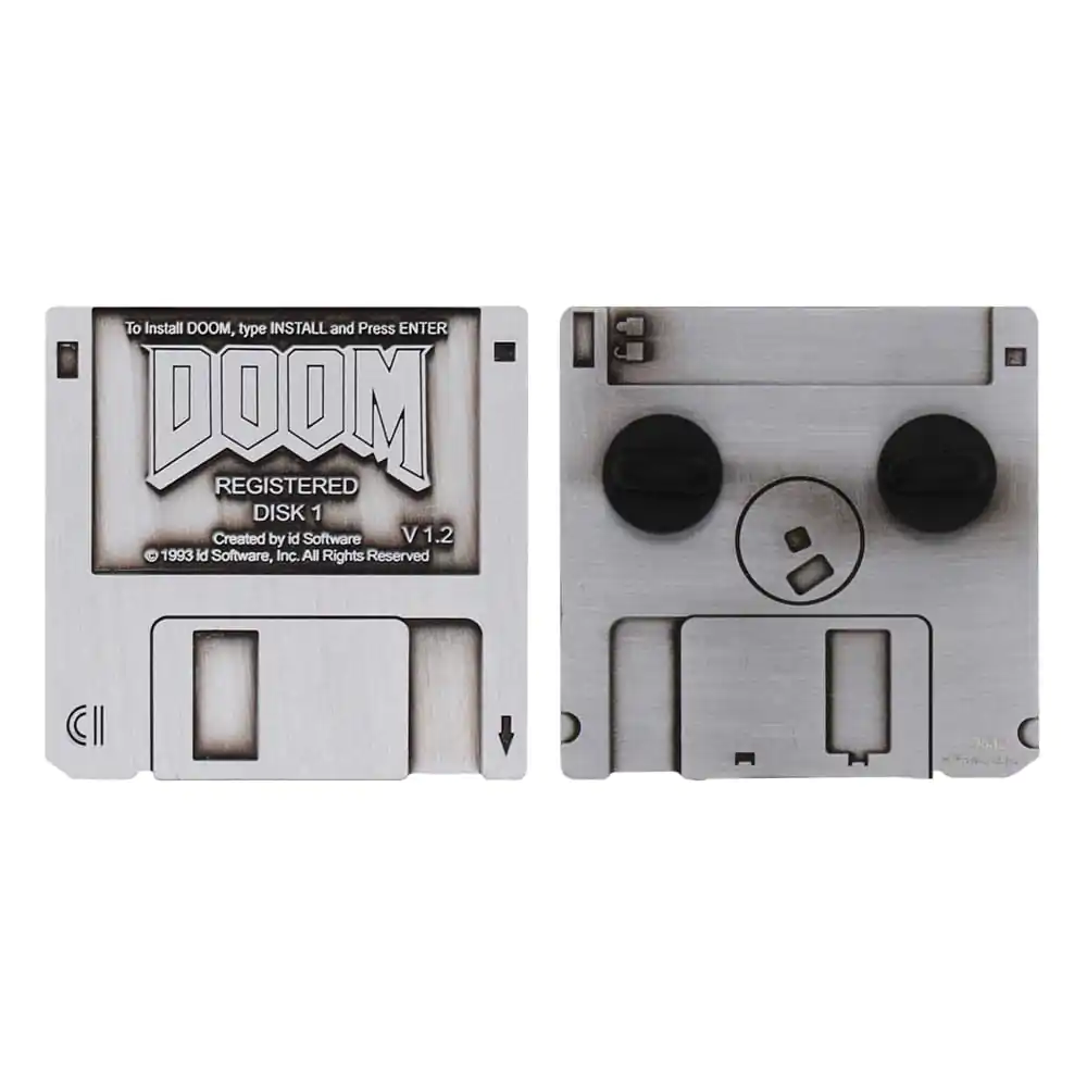 Doom Pin Badge Floppy Disk Limited EditionDoom Insignă Pin Dischetă Ediție Limitată poza produsului