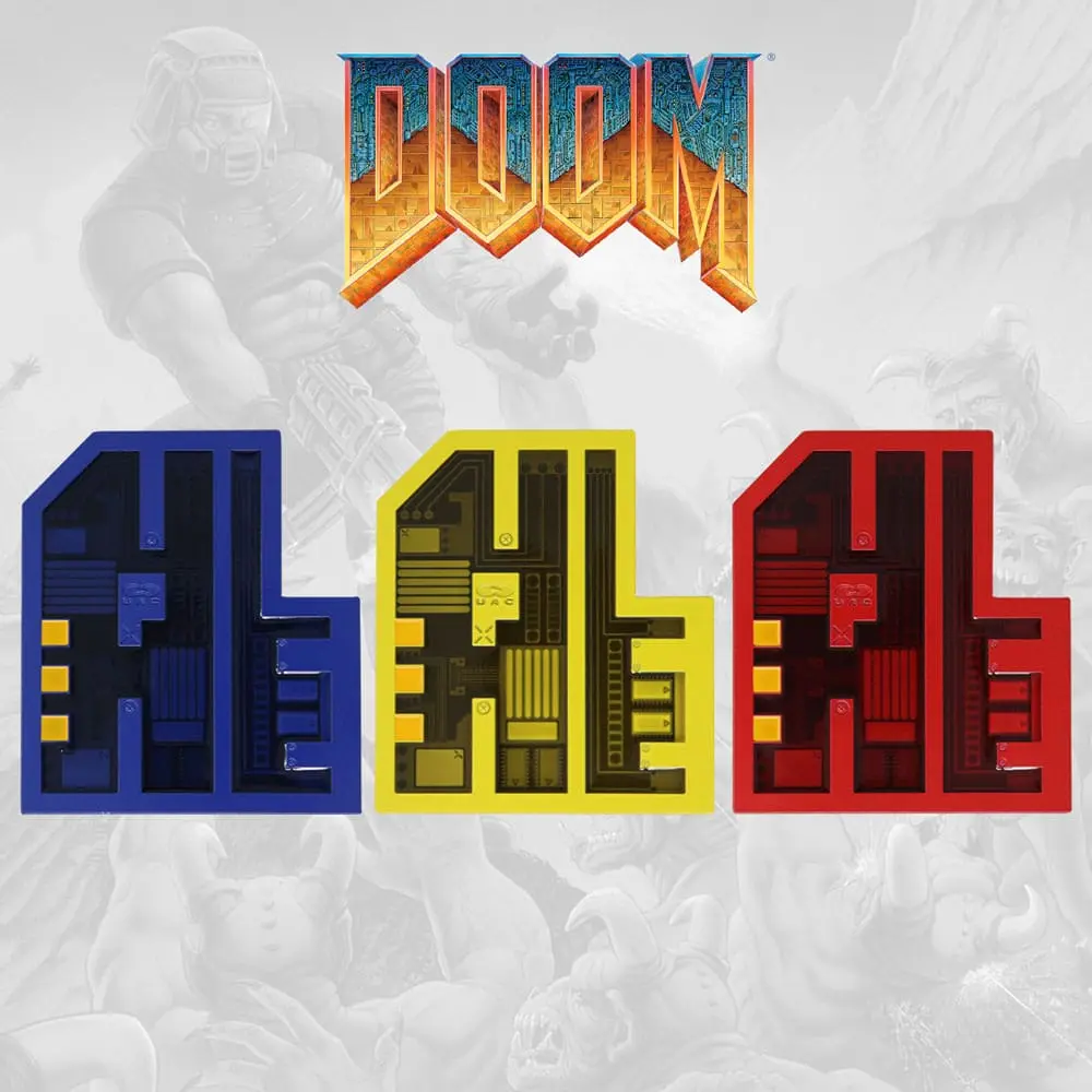 Doom Replica Set Chei Pixel Ediție Limitată Aniversare 30 ani poza produsului