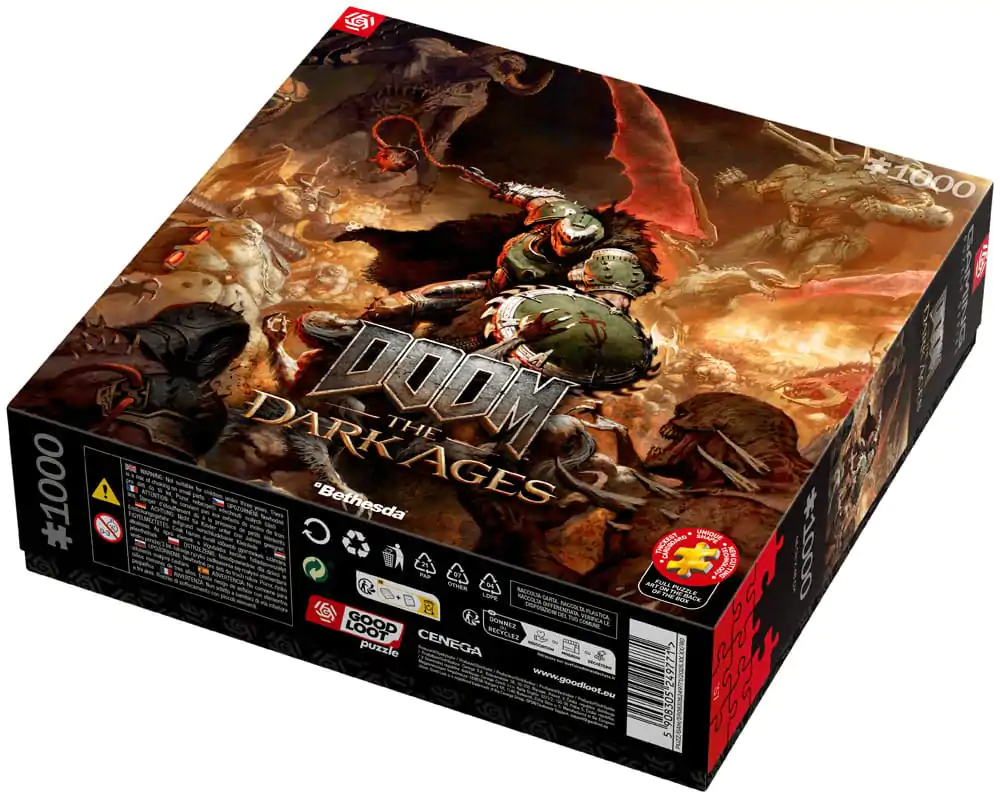 Doom The Dark Ages Puzzle Slayer's Rag (1000 piese) poza produsului