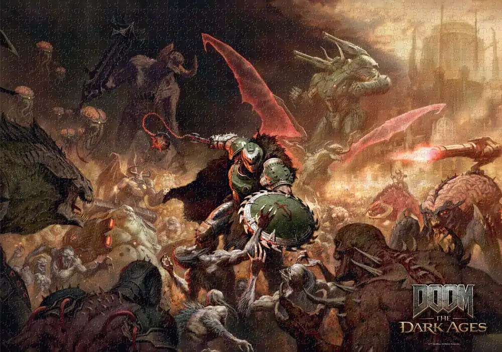 Doom The Dark Ages Puzzle Slayer's Rag (1000 piese) poza produsului