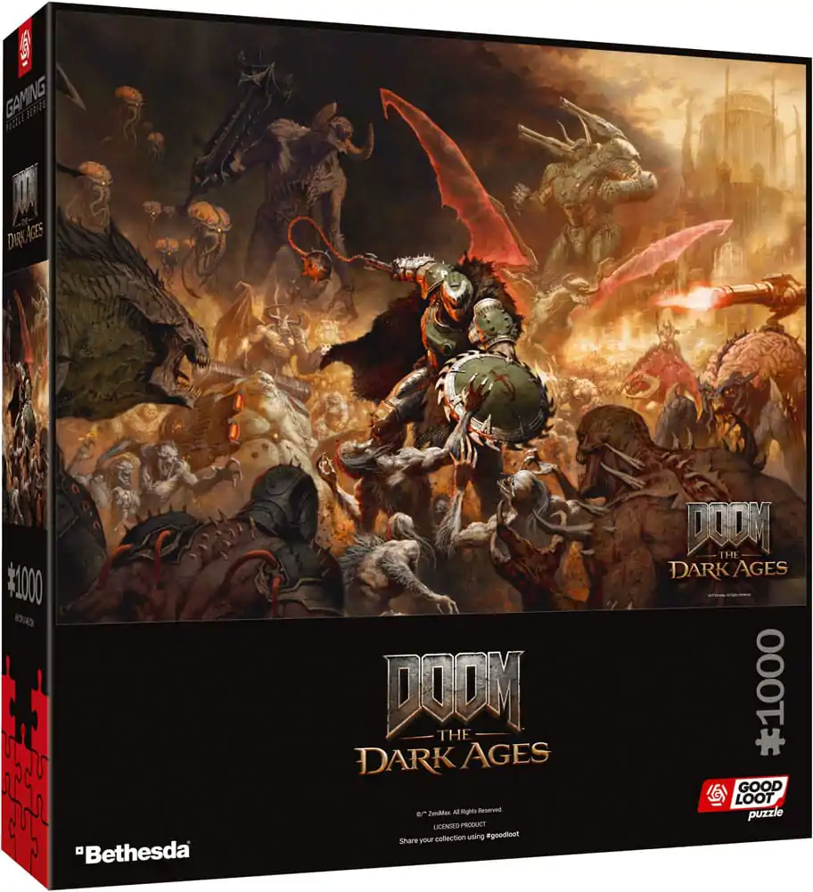 Doom The Dark Ages Puzzle Slayer's Rag (1000 piese) poza produsului