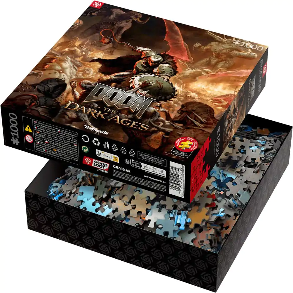 Doom The Dark Ages Puzzle Slayer's Rag (1000 piese) poza produsului