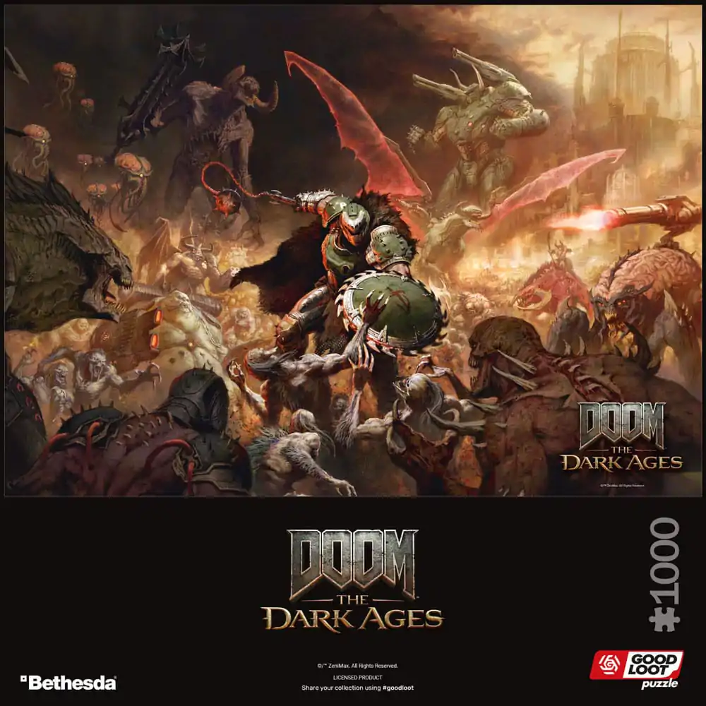 Doom The Dark Ages Puzzle Slayer's Rag (1000 piese) poza produsului