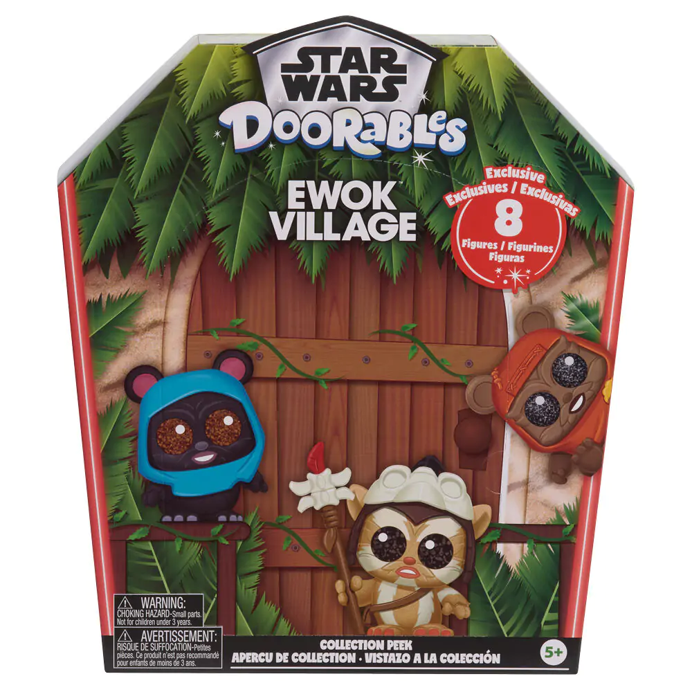 Doorables Star Wars Ewok Collection Peek pack 8 figurine poza produsului