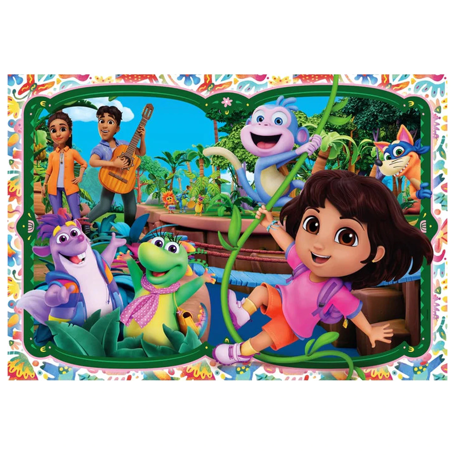 Dora the Explorer Forest Puzzle Maxi de 104 piese poza produsului