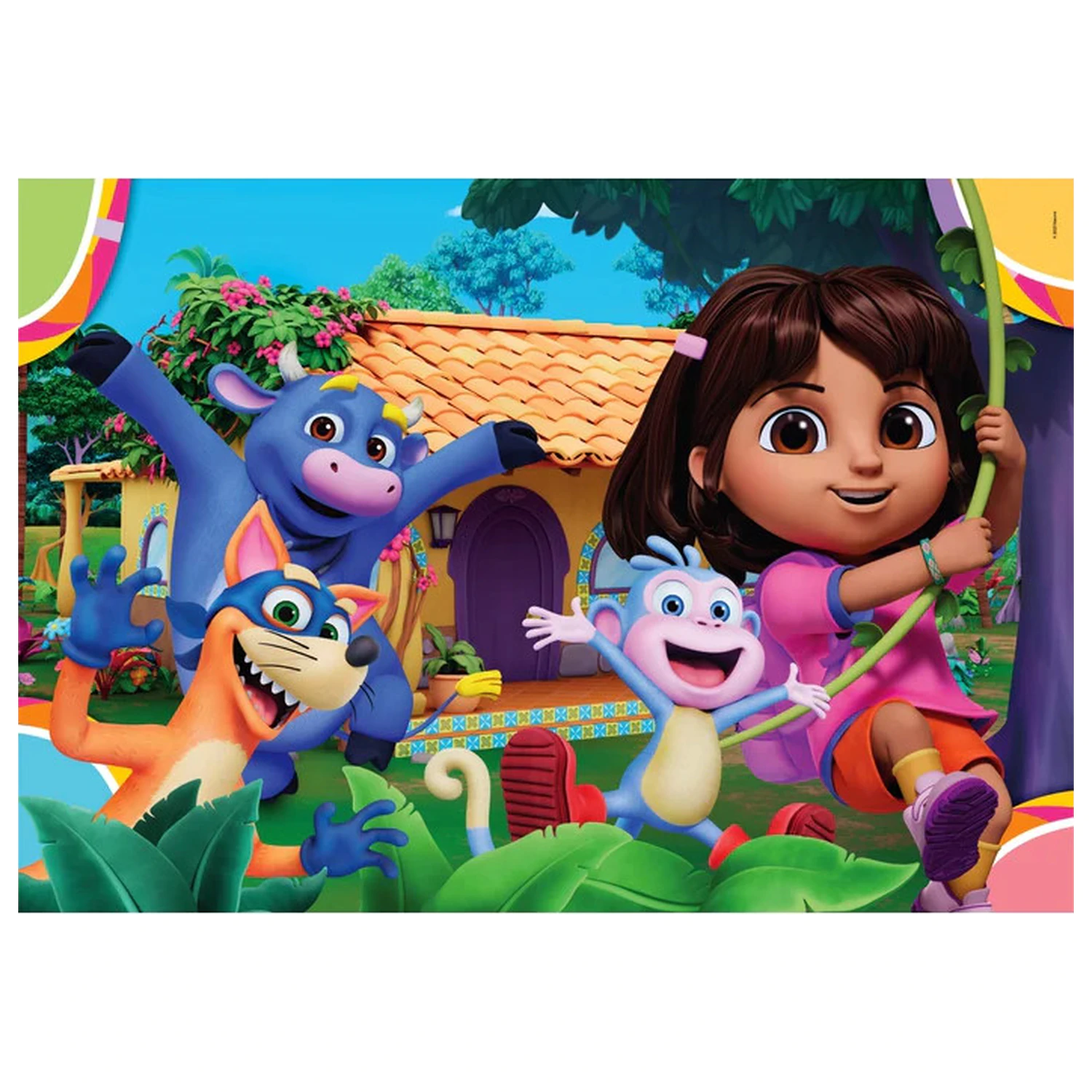Dora the Explorer Garden 2x20 piese Puzzle poza produsului
