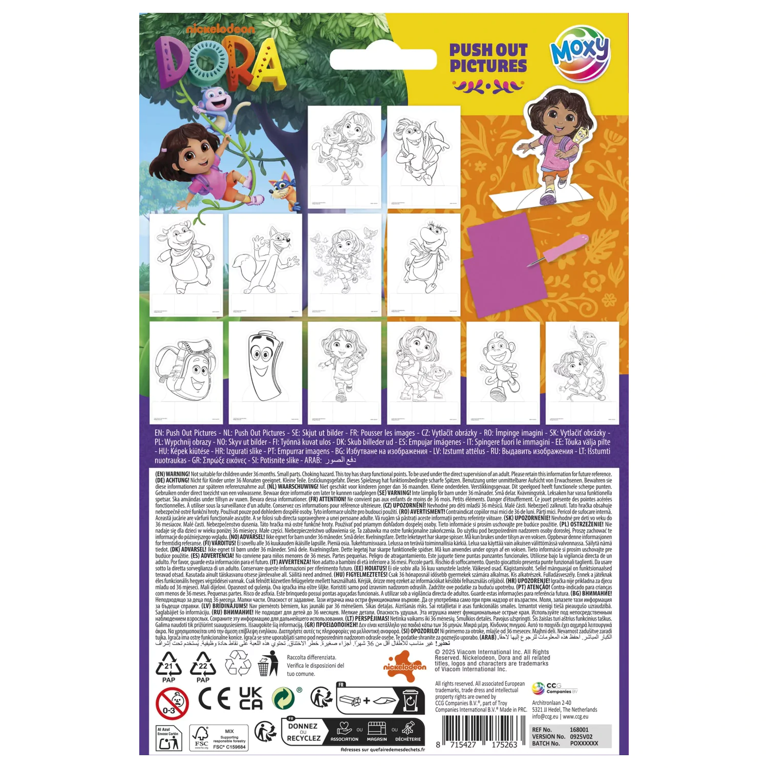 Dora the Explorer Happy set creativ de împins poza produsului