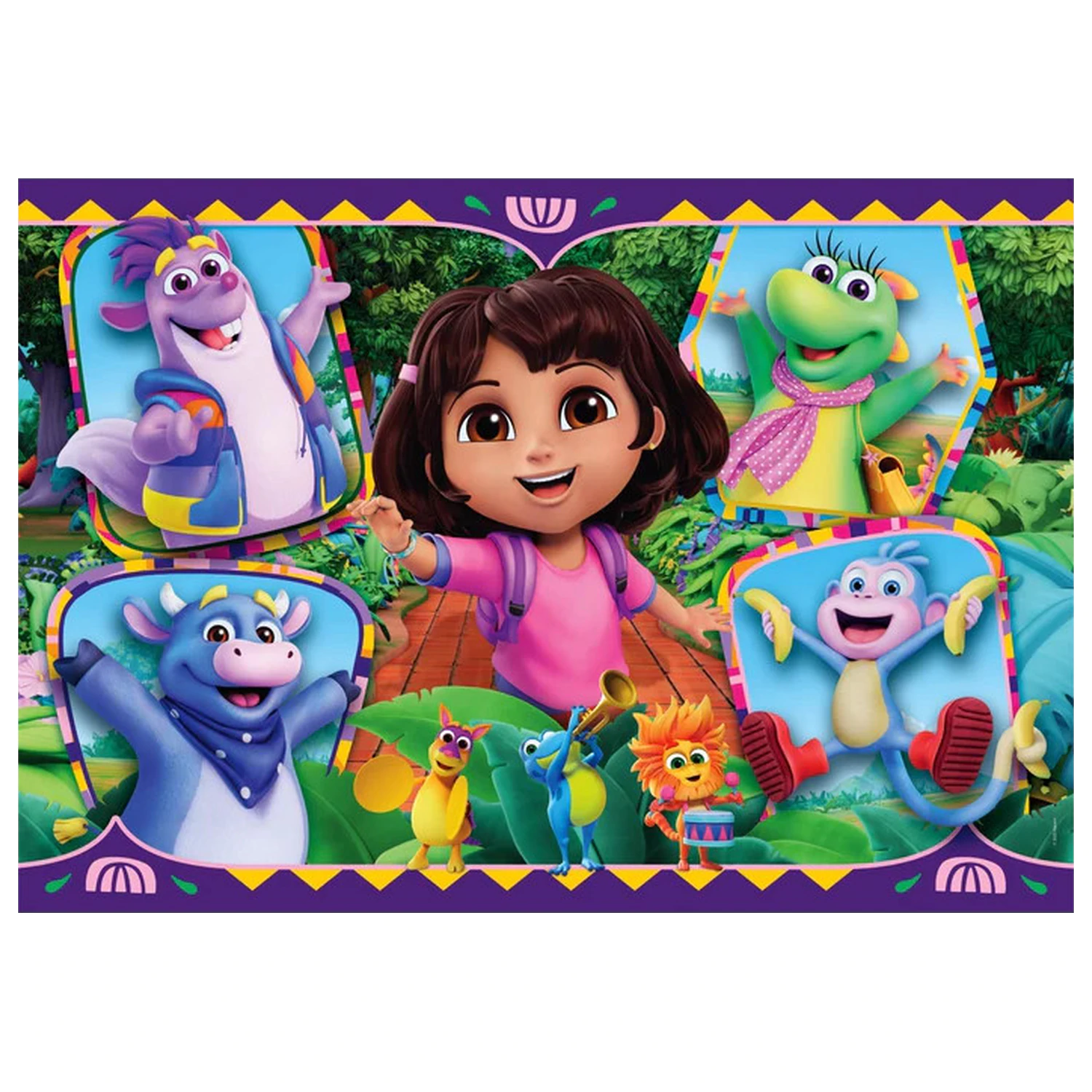 Dora the Explorer Journey maxi puzzle cu 104 piese poza produsului
